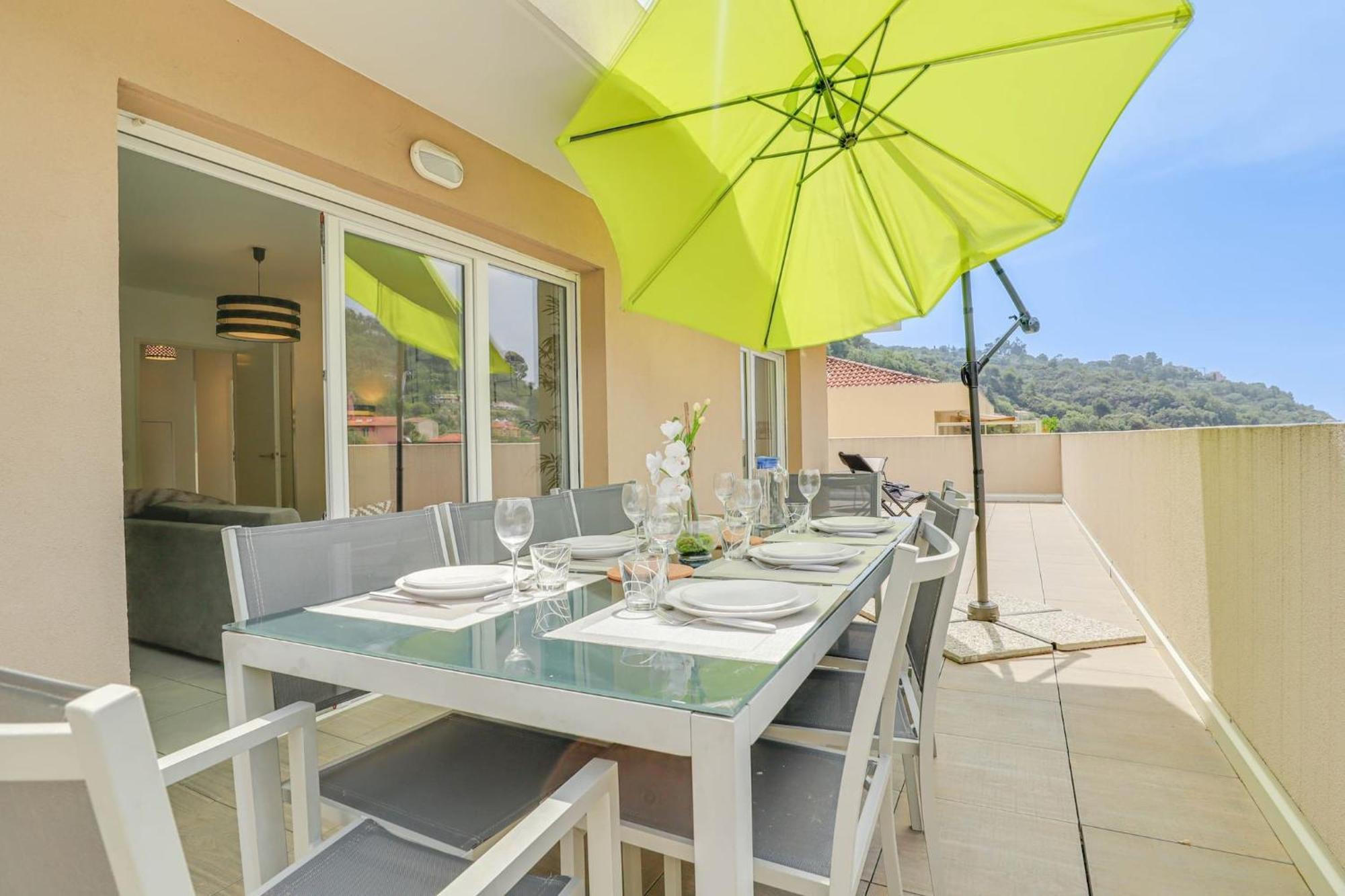 Spacieux Rooftop Parking, Terrasse Ensoleillee Μεντόν Εξωτερικό φωτογραφία